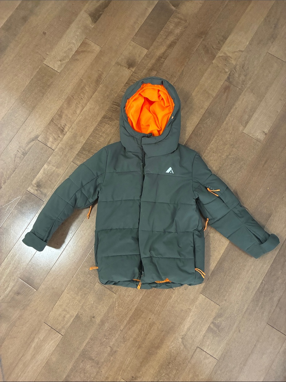 Orage Junior Olive Green Puffer Jacket
